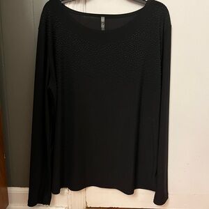 Beaded long sleeved blouse